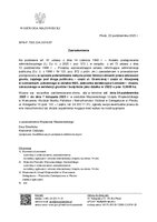 Zawiadomienie Wojewody Mazowieckiego o prowadzonym postępowaniu w sprawie stwierdzenie nabycia dz. 292_2, obr. 0023 Łomianki, gmina Łomianki przez Gminę Łomianki z 22.10.2025, sygn. SPN-P.7533.334.2019.EF.pdf