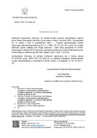 Obw. Wojewody Mazowieckiego o wydaniu Decyzji nr 9_P_2026 dot. stwierdzeniu nabycia przez Powiat Warszawski Zachodni dz. nr 84_1, obr. 0016 Pogroszew, gmina Ożarów Maz. z 14.01.2026, sygn. SPN-P.7533.133.2024.JS.pdf