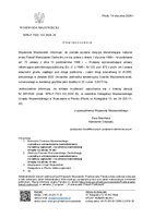 Obw. Wojewody Mazowieckiego o wydaniu Decyzji nr 8_P_2026 dot. stwierdzeniu nabycia przez Powiat Warszawski Zachodni dz. nr 22, obr. 0023 Umiastów, gmina Ożarów Maz. z 14.01.2026, sygn. SPN-P.7533.132.2024.JS.pdf