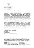 Zawiadomienie Wojewody Mazowieckiego o prowadzeniu postępowania w sprawie stwierdzenia nabycia przez Gminę Łomianki dz. nr 411_2, obr. 0005 Łomianki, gmina Łomianki z 14.01.2026, sygn. SPN-P.7533.22.2026.MS.pdf